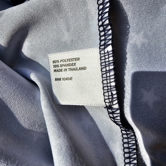 Lady Hagen Activewear Dress in Navy with White Star and Red Piping, Size XXL - Picture 9 of 9